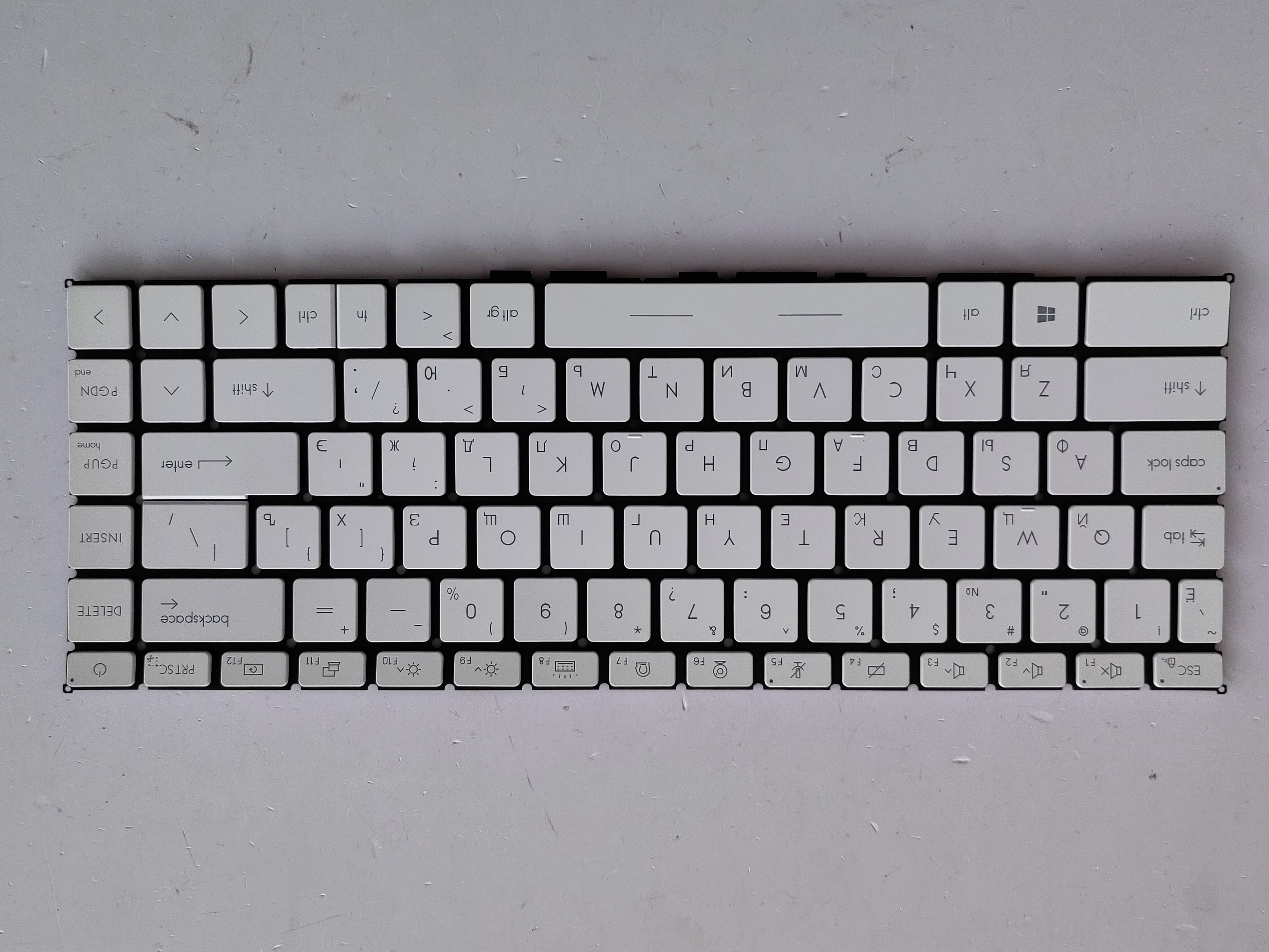 Picture of New Replacement Laptop Keyboard For MSI GS66 colorful backlight WHITE Backlit RU Layout